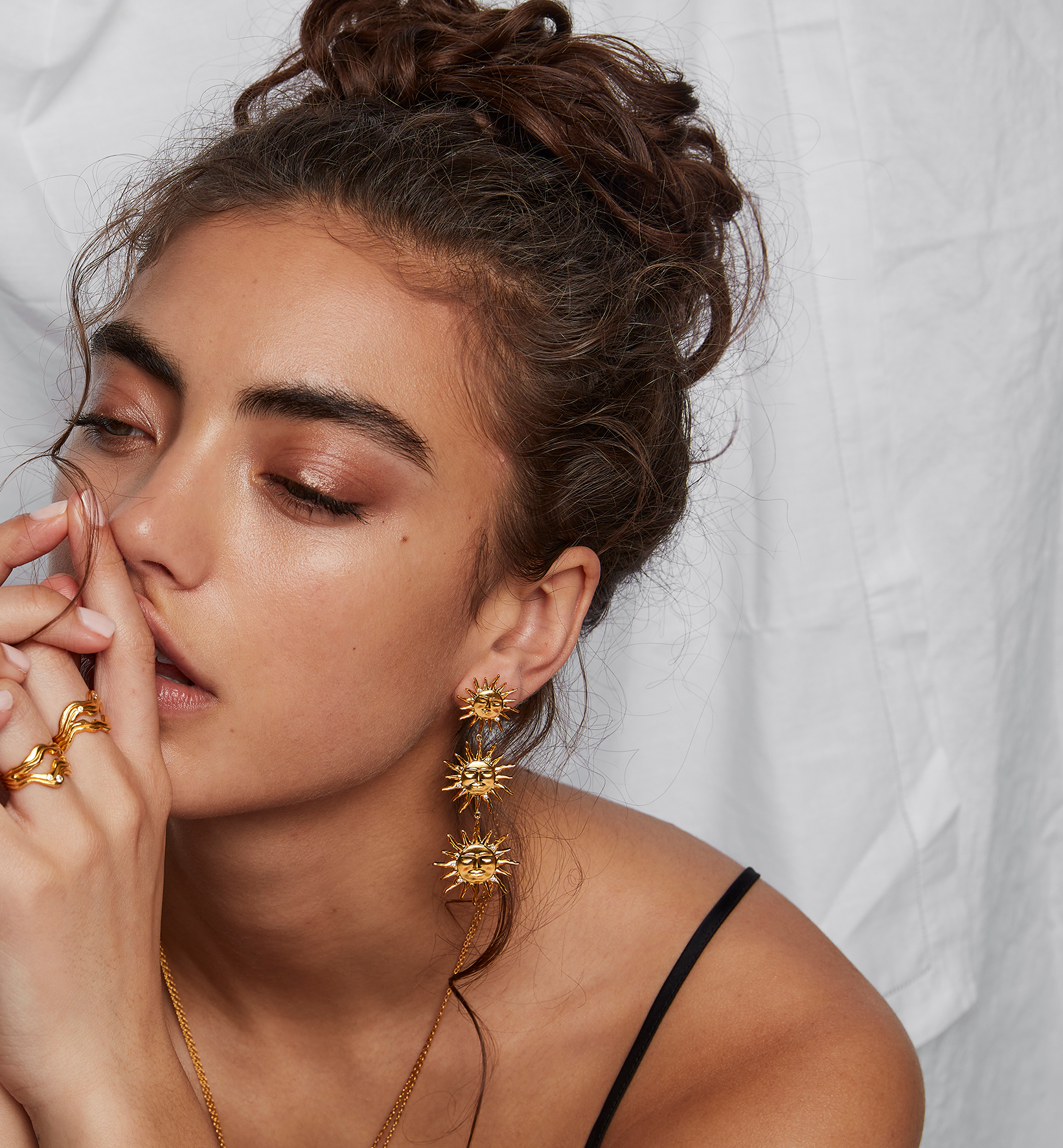 The Three Suns ørering - Forgyldt